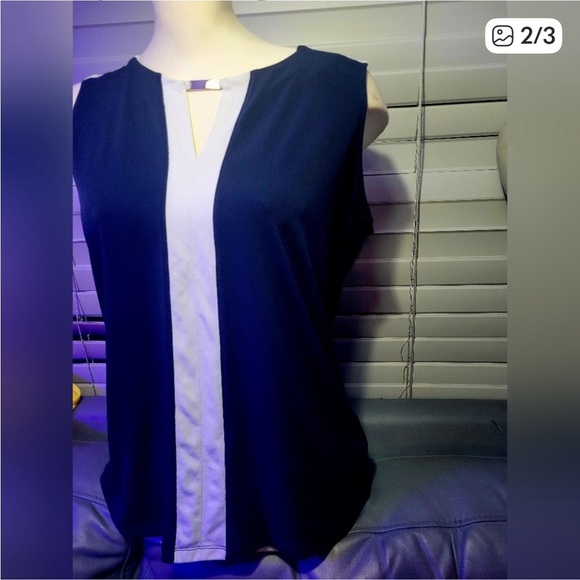 Jones New York Sleeveless Summer Top - Picture 2 of 4